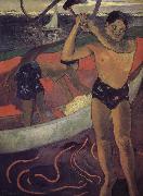 Paul Gauguin Helena ax man Spain oil painting artist